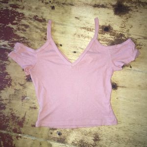 off the shoulder crop top